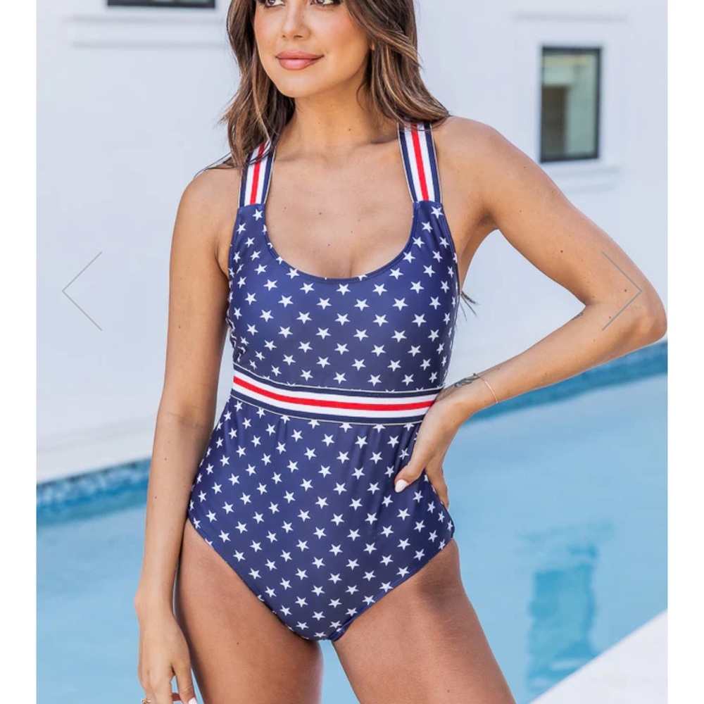 USA Stars and Stripes Patriotic/4th of July Swimsuit